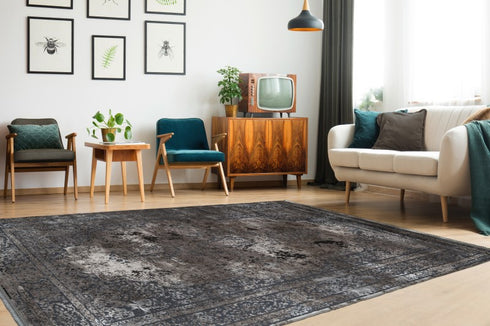 Transitional Grey Rug - ADORE RUGS and FLOORING